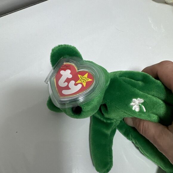 Ty Beanie Baby Erin The Bear 1997 Retired Plush Toy - Picture 6 of 6